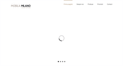 Desktop Screenshot of mobilamilano.ro