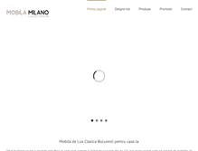 Tablet Screenshot of mobilamilano.ro